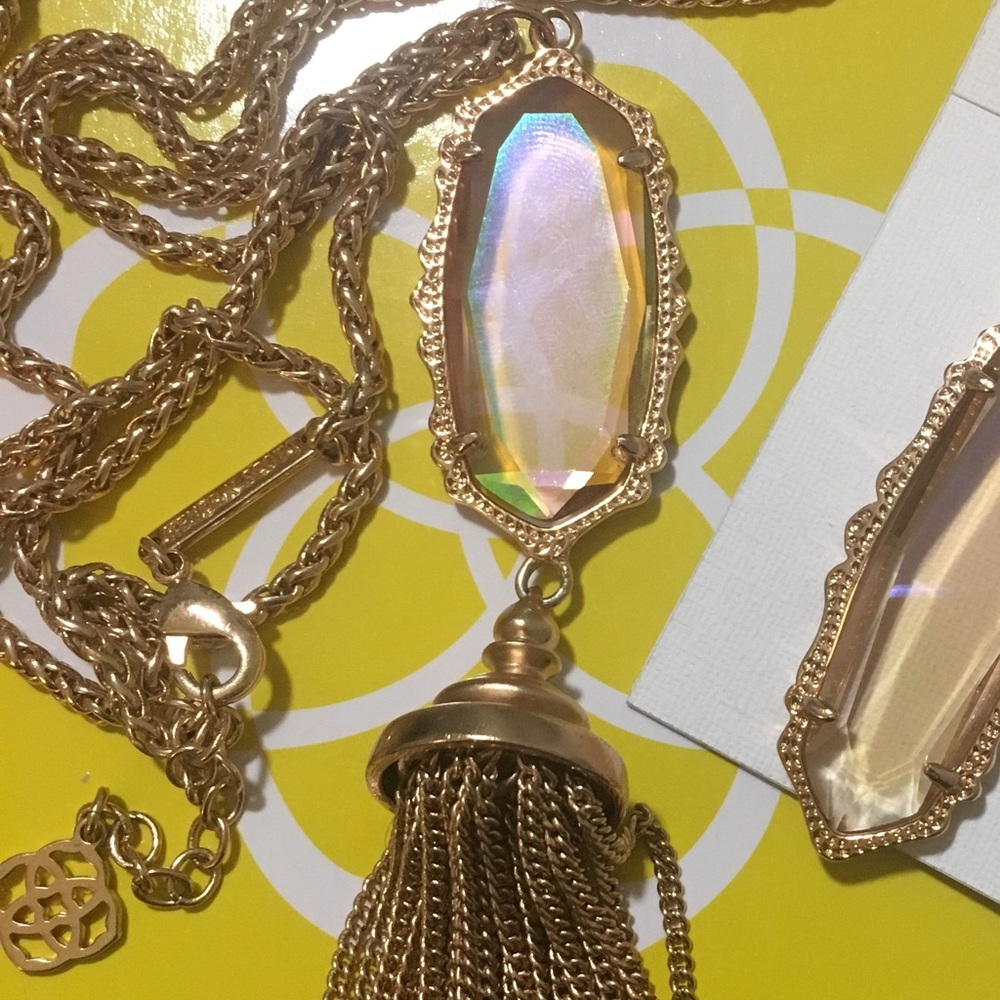 Kendra scott iridescent peach Everly